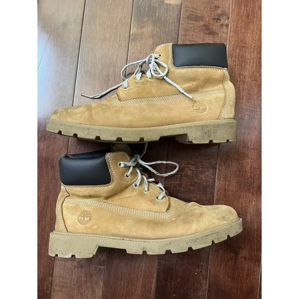 Timberland Premium Leather Waterproof Wheat Nubuck Boots Size‎ 6M
